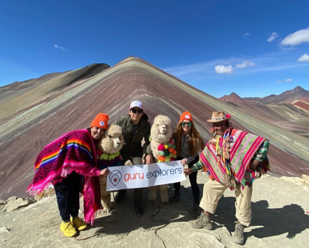 Rainbow Mountain between Vinicunca and Palccoyo